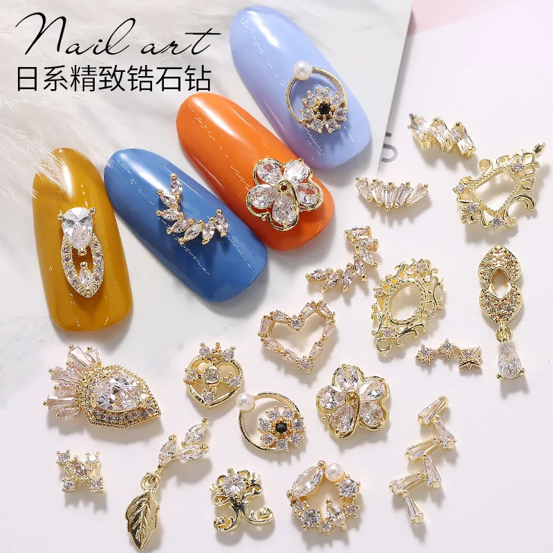 3pieces 3D metal Zircon Nail art jewelry japanese nail decorations top quality zircon crystal manicure zircon diamond charms
3pieces 3D metal Zircon Nail art jewelry japanese nail decorations top quality zircon crystal manicure zircon diamond charms