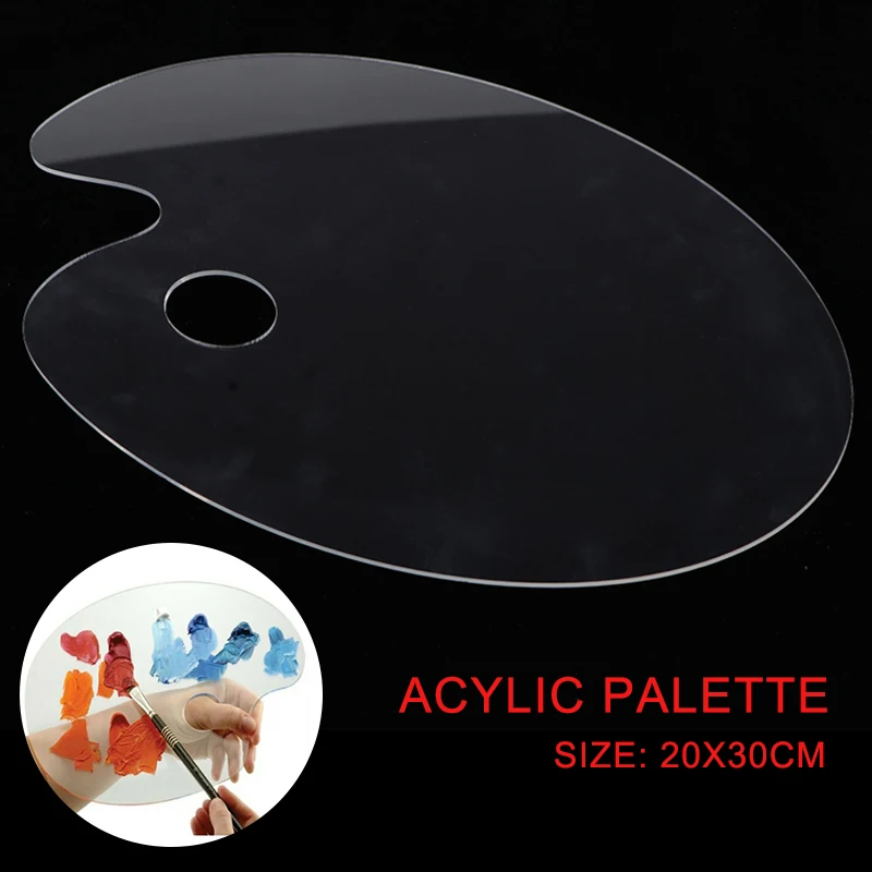 Acrylic Paint Palette Transparent Gouache Artist Paint Mixing Palette Watercolor Palette Pigment Tray for Painting Sationery
Acrylic Paint Palette Transparent Gouache Artist Paint Mixing Palette Watercolor Palette Pigment Tray for Painting Sationery