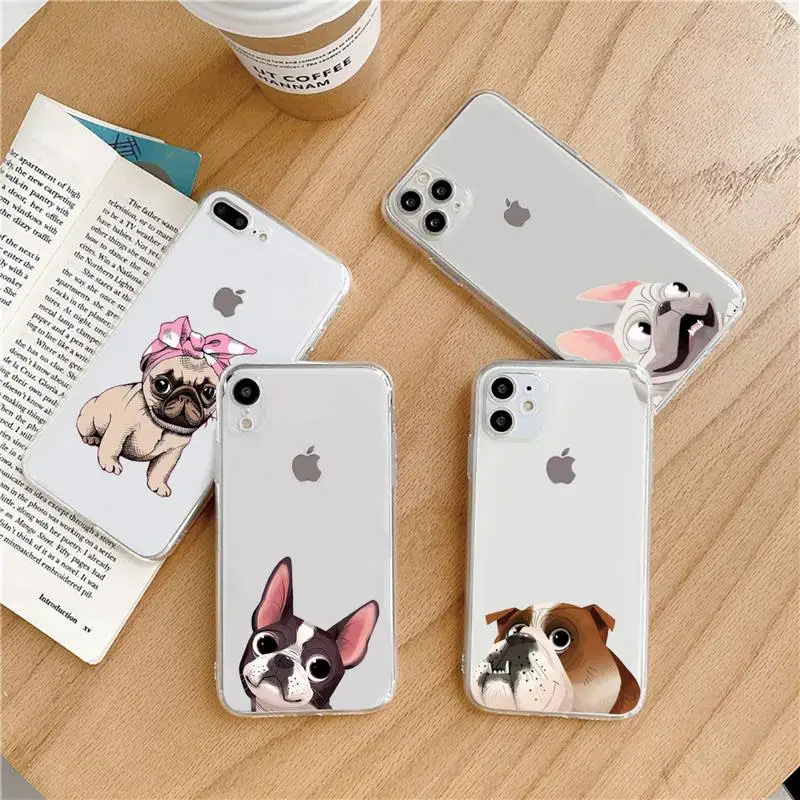Dog French Bulldog Phone Case Transparent soft For iphone 5 6 7 8 11 12 s c se plus mini x xs xr pro max shell
Dog French Bulldog Phone Case Transparent soft For iphone 5 6 7 8 11 12 s c se plus mini x xs xr pro max shell
