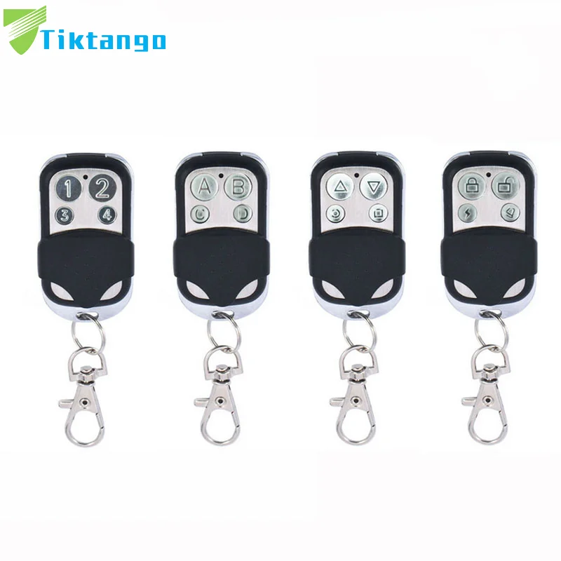 Tiktango Universal 4 Buttons Garage Door Opener Remote Control 433MHZ Clone Fixed Learning Code For Gadgets Car Gate Garage Door
Tiktango Universal 4 Buttons Garage Door Opener Remote Control 433MHZ Clone Fixed Learning Code For Gadgets Car Gate Garage Door