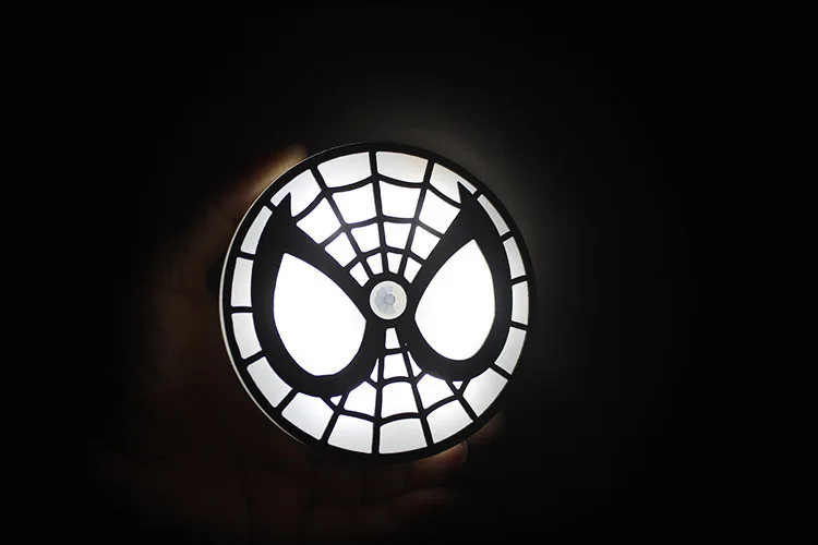 Marvel auto body induction luminous spider man 3D creative magnetic paste LED rechargeable refrigerator night light
Marvel auto body induction luminous spider man 3D creative magnetic paste LED rechargeable refrigerator night light