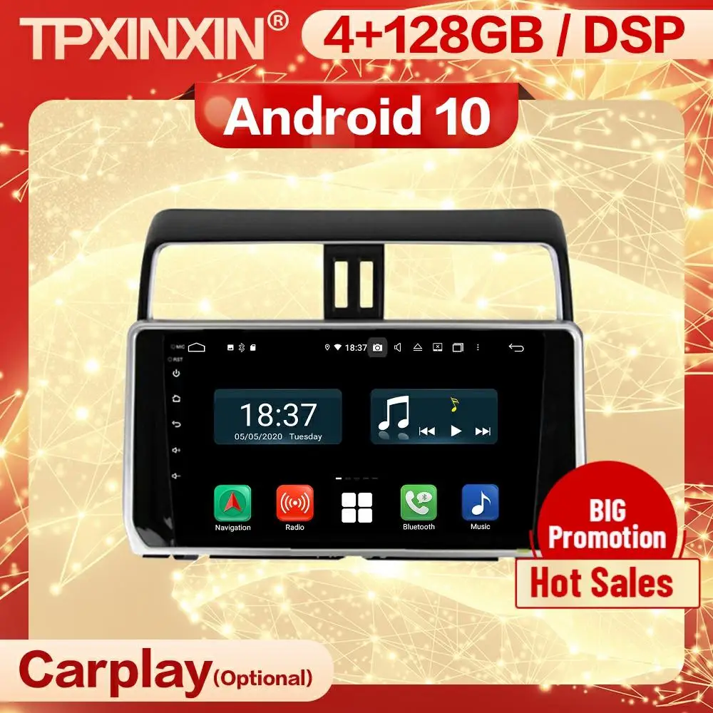 4+128G Carplay 2 Din Android Screen Multimedia Stereo Receiver For Toyota Prado 2018 2019 GPS Radio Audio Video Player Head Unit
4+128G Carplay 2 Din Android Screen Multimedia Stereo Receiver For Toyota Prado 2018 2019 GPS Radio Audio Video Player Head Unit