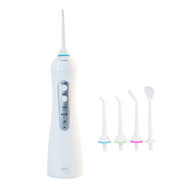 Professional Oral Irrigator Electric Spray Tooth Cleaner USB Rechargeable Teeth Cleaner ,Irrigator With 3 Modes 4 Jets
Professional Oral Irrigator Electric Spray Tooth Cleaner USB Rechargeable Teeth Cleaner ,Irrigator With 3 Modes 4 Jets