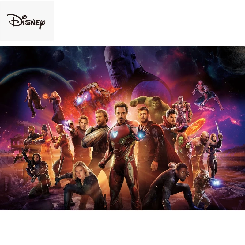 Деревянный Пазл мстители пазлы для взрослых из 1000 деталей супергерой Marvel