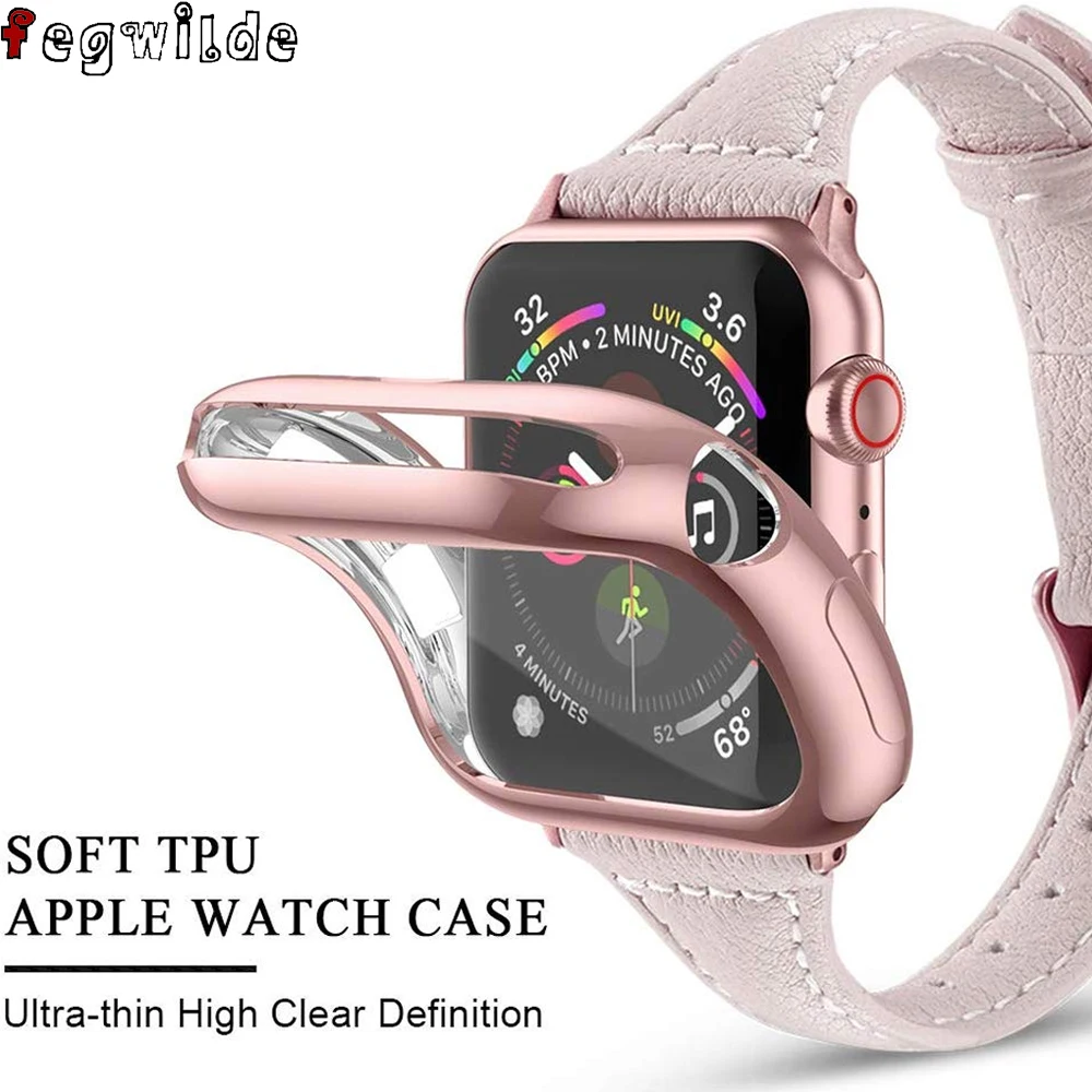 Case Cover for Apple Watch 44mm/40mm iWatch 4 3 42mm 38mm Screen Protector Case bumper for Apple watch serie 5 4 3 38//42/40/44
Case Cover for Apple Watch 44mm/40mm iWatch 4 3 42mm 38mm Screen Protector Case bumper for Apple watch serie 5 4 3 38//42/40/44