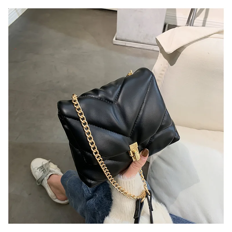 Fashion PU Leather Bags Quilted Shoulder Bag Women Small Flap Bag Chain Ladies Crossbody Handbag Little Shopping Bags
Fashion PU Leather Bags Quilted Shoulder Bag Women Small Flap Bag Chain Ladies Crossbody Handbag Little Shopping Bags