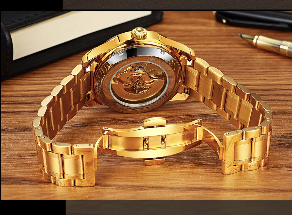 SENORS Official Golden Automatic Watch Men Steel Strap Skeleton Mechanical Skull Watches Top Brand Luxury Dropshipping Wholesale 
SENORS Official Golden Automatic Watch Men Steel Strap Skeleton Mechanical Skull Watches Top Brand Luxury Dropshipping Wholesale