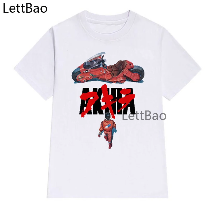 Футболка AKIRA Kaneda Shotaro мужская с коротким рукавом модная тенниска из хлопка в стиле