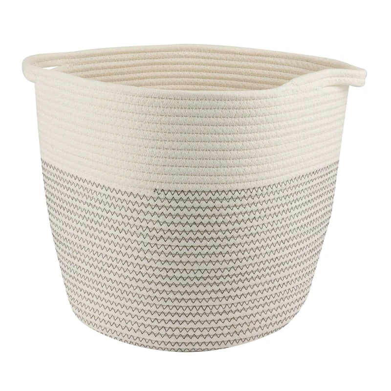 Square Storage Bins Basket 12.6X12.6X12.6 Inch,Small Round Cotton Rope Storage Baskets For Square Organizing/Shelving
Square Storage Bins Basket 12.6X12.6X12.6 Inch,Small Round Cotton Rope Storage Baskets For Square Organizing/Shelving
