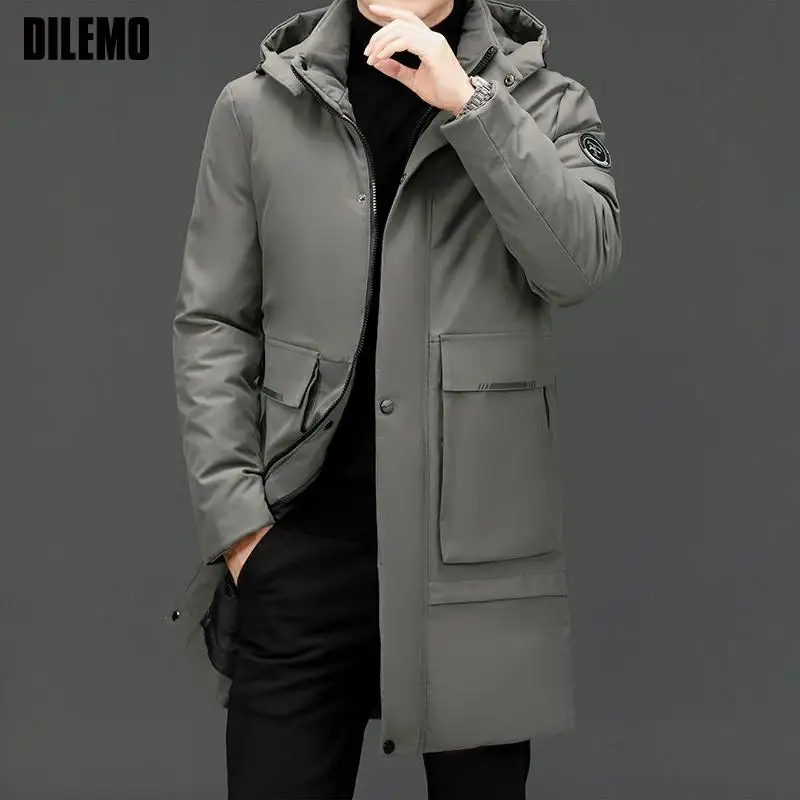 Top Grade Winter Thicken Designer Brand Long Casual Fashion Parka Jacket Men Windbreaker Outerwear Heavy Coats Clothes Men
Top Grade Winter Thicken Designer Brand Long Casual Fashion Parka Jacket Men Windbreaker Outerwear Heavy Coats Clothes Men
