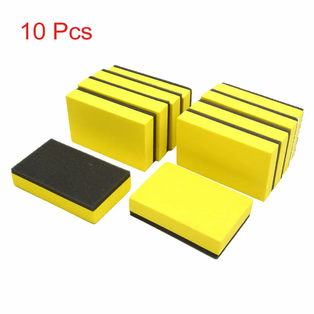 10/20PCS Foam Sponge Pads Cleaning Car Waxing Polishing Detailing Tool Soft easy scrub without crumbs 8*4*1.8cm Yellow
10/20PCS Foam Sponge Pads Cleaning Car Waxing Polishing Detailing Tool Soft easy scrub without crumbs 8*4*1.8cm Yellow