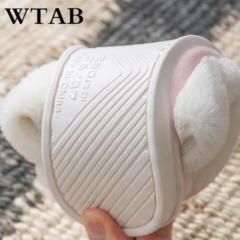 WTAB Cute Rabbit Women Slippers Indoor Non-slip Winter Female Shoes Comfort Floor Warm Home Ladies Indoor Slippers Plush Slipper
WTAB Cute Rabbit Women Slippers Indoor Non-slip Winter Female Shoes Comfort Floor Warm Home Ladies Indoor Slippers Plush Slipper