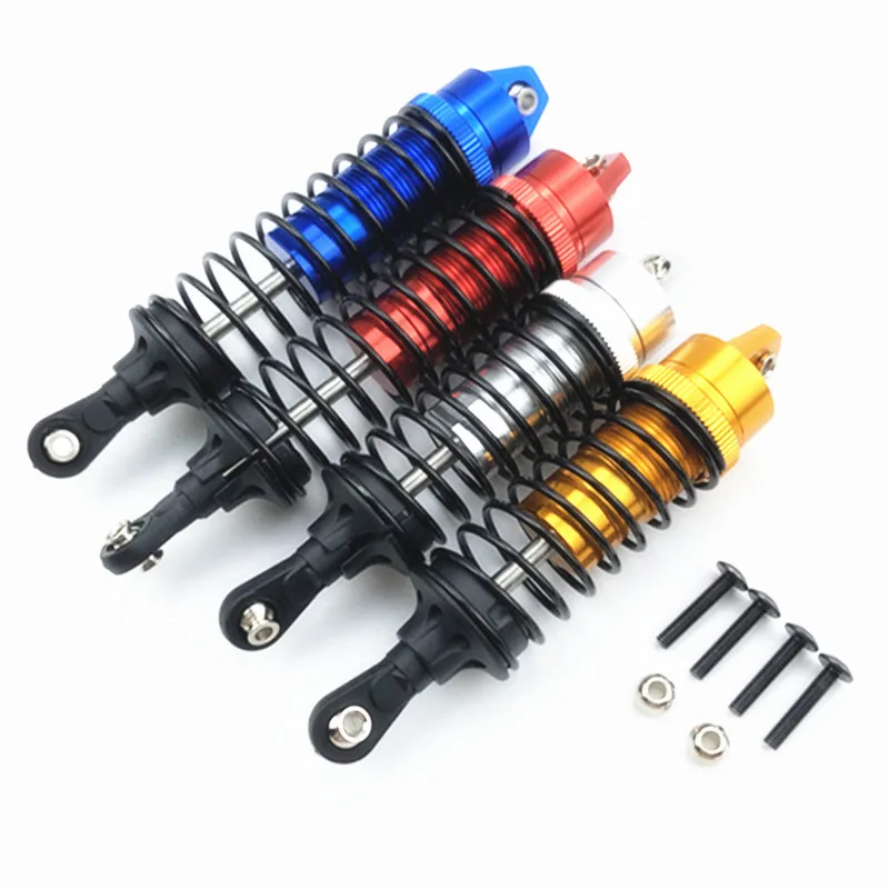 Передний и задний Алюминиевый амортизатор 4WD 4 шт. 1/10 для Traxxas Slash 4x4 Stampede