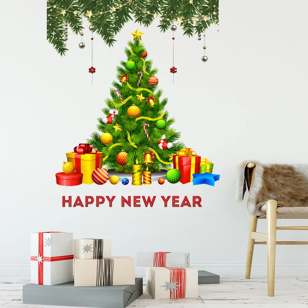 DIY Christmas Tree Wall Sticker Plant Glass Decal Living Room Background Home Decoration Navidad Xmas Gift New Year 2022
DIY Christmas Tree Wall Sticker Plant Glass Decal Living Room Background Home Decoration Navidad Xmas Gift New Year 2022