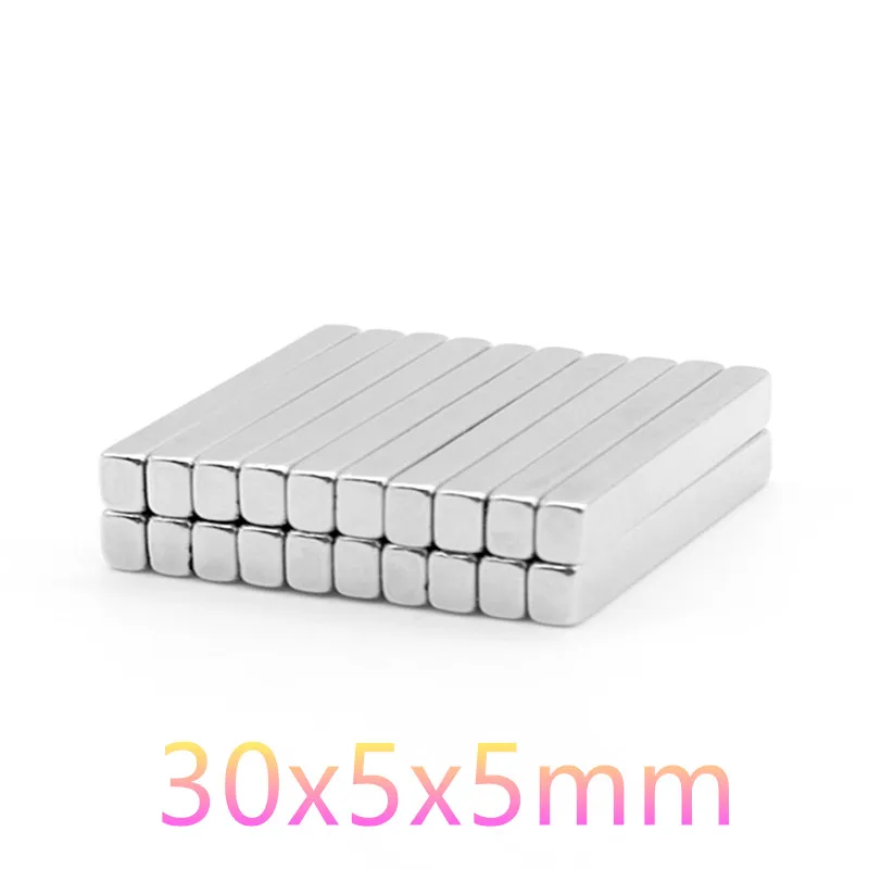 5/20/50/100PCS 30x5x5mm 30x10x10mm Strong Powerful Block Neodymium Magnet N35 NdFeB Rare Earth Magnet Magnetic Imanes Potentes
5/20/50/100PCS 30x5x5mm 30x10x10mm Strong Powerful Block Neodymium Magnet N35 NdFeB Rare Earth Magnet Magnetic Imanes Potentes