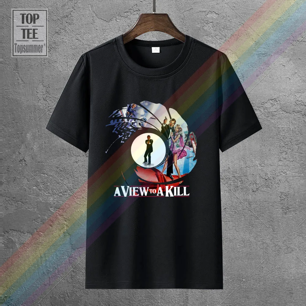 James Bond A View To A Kill Movie Men Funny Tshirts Hip Hop Harajuku Tshirt Designer T Shirt Skull
James Bond A View To A Kill Movie Men Funny Tshirts Hip Hop Harajuku Tshirt Designer T Shirt Skull