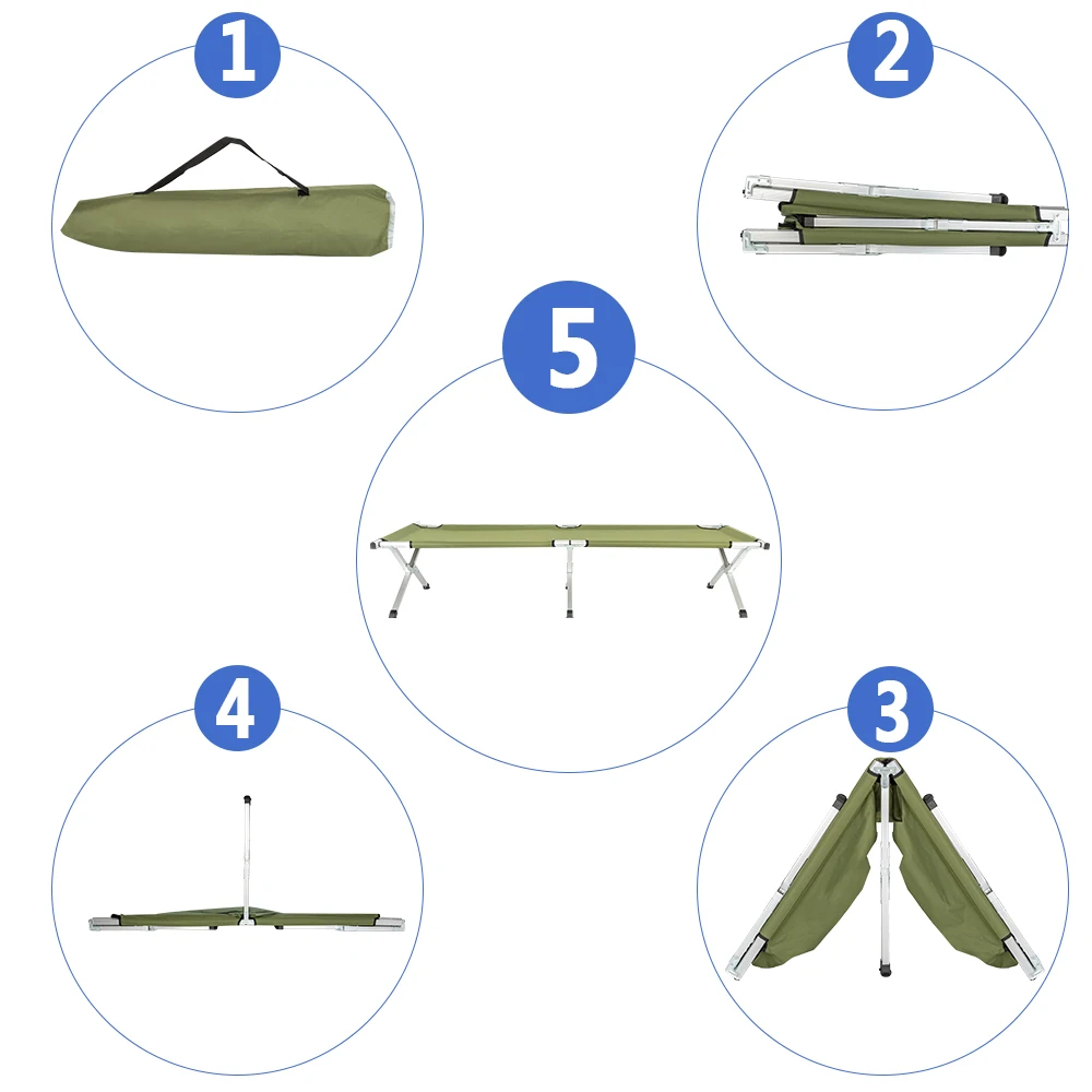 RHB-03A portable folding canvas aluminum tube camping camping bed marching bed army green HUG-Deals
RHB-03A portable folding canvas aluminum tube camping camping bed marching bed army green HUG-Deals