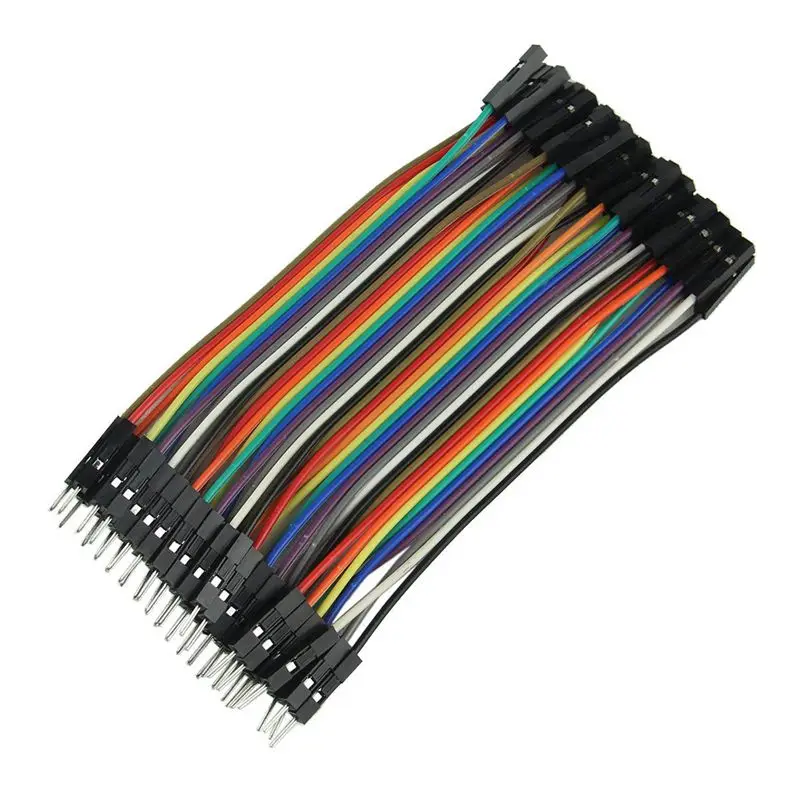 HOT-3X 40 шт. 10 см мужчин и женщин Dupont провода Перемычки для Arduino Макет W2E2 |