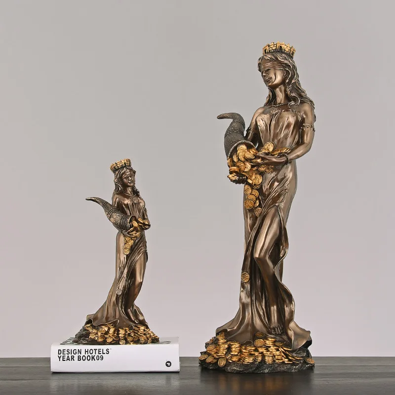 European Sculpture Goddess Of Destiny Angel Character Resin Crafts Copper Furnishings Home Decoration Business Gift Ornaments
European Sculpture Goddess Of Destiny Angel Character Resin Crafts Copper Furnishings Home Decoration Business Gift Ornaments