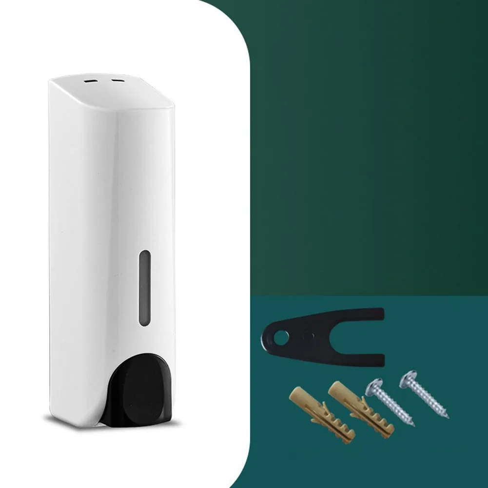 Single 380ml Soap Dispenser Wall-mount Shower Bath Shampoo Dispenser Liquid Soap Container Hotel Home Bathroom Accessories
Single 380ml Soap Dispenser Wall-mount Shower Bath Shampoo Dispenser Liquid Soap Container Hotel Home Bathroom Accessories