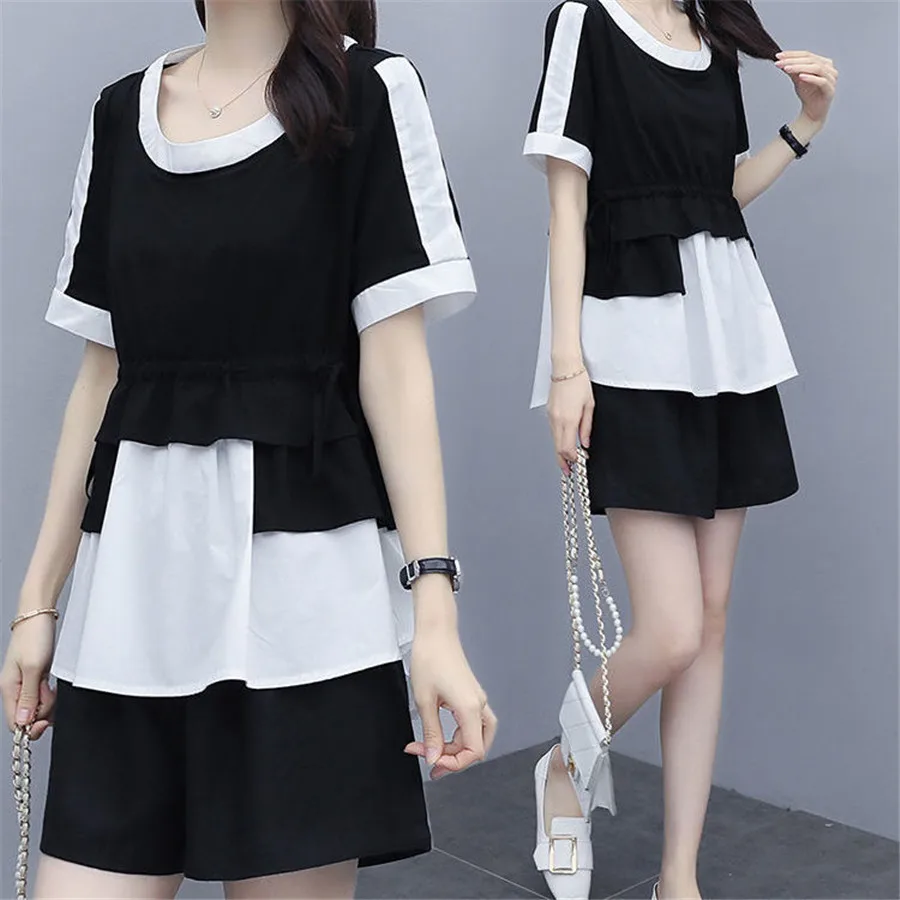 Женский короткий спортивный костюм, повседневный комплект из 2 предметов, шорты и топ в Корейском стиле, лето 2020
Женский короткий спортивный костюм, повседневный комплект из 2 предметов, шорты и топ в Корейском стиле, лето 2020