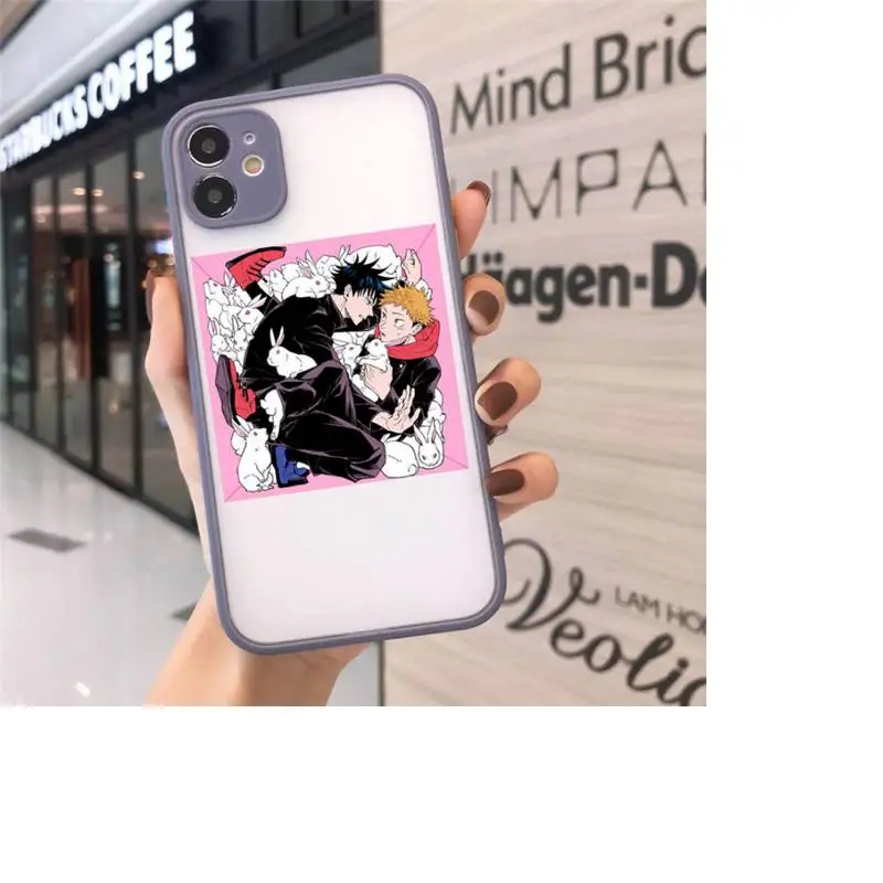 Anime Jujutsu Kaisen Phone Case matte transparent For gray iPhone 7 8 x xs xr 11 12 pro plus max mini Clear Funda
Anime Jujutsu Kaisen Phone Case matte transparent For gray iPhone 7 8 x xs xr 11 12 pro plus max mini Clear Funda
