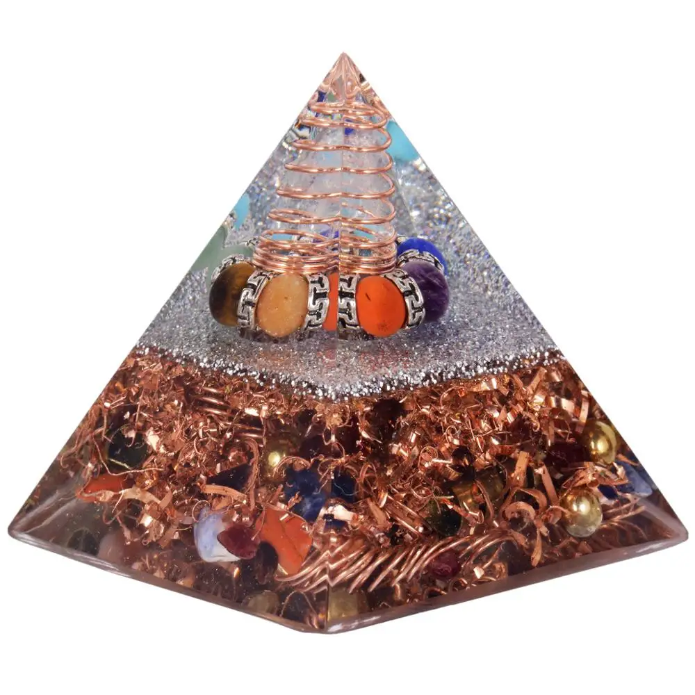 TUMBEELLUWA Healing Stone Orgonite Pyramid Energy Generator Reiki Resin Metal Wire Crystal Point for Chakra Meditation Balancing
TUMBEELLUWA Healing Stone Orgonite Pyramid Energy Generator Reiki Resin Metal Wire Crystal Point for Chakra Meditation Balancing
