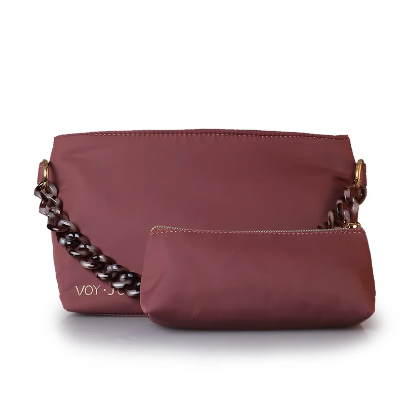 Сумка для макияжа женская, портативная, из плексигласа, с цепочкой, хранение туалетных принадлежностей