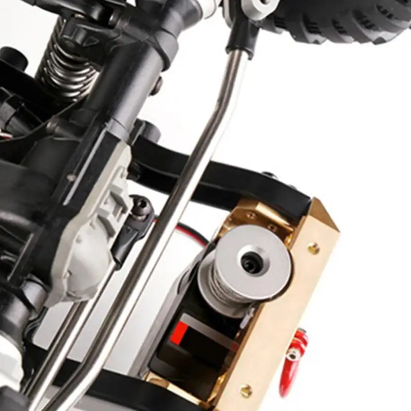 TRX4 CNC Aluminum Brass Front Bumper with Servo Mount & 25T Steering Gear Servo Winch Wheel for 1/10 RC Crawler Traxxas TRX-4
TRX4 CNC Aluminum Brass Front Bumper with Servo Mount & 25T Steering Gear Servo Winch Wheel for 1/10 RC Crawler Traxxas TRX-4