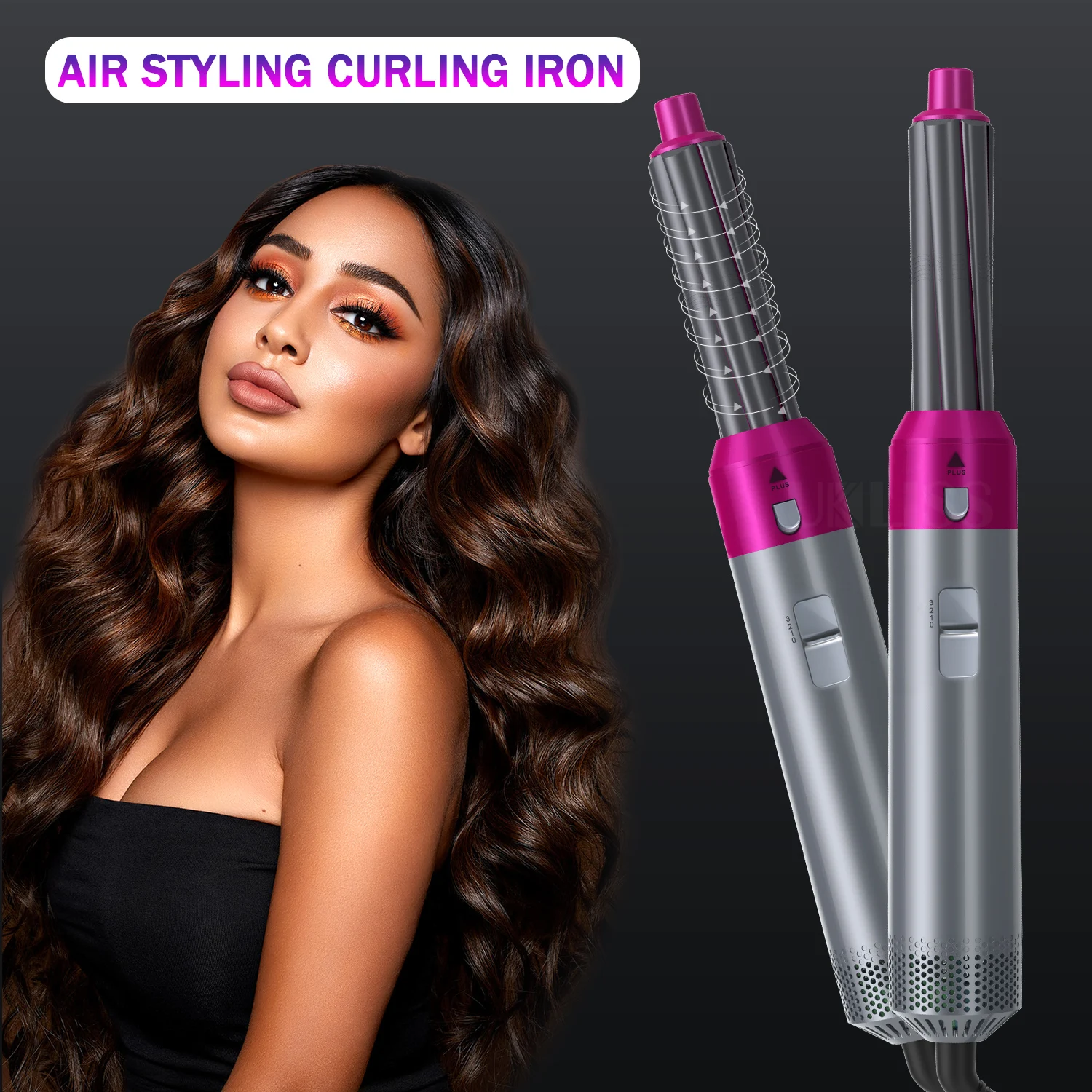 Air Styler Electric Hair Dryer Blow Dryer 5 in 1 Multifunctional Hot Air Brush Hair Styling Tool Hair Curling Iron Straightenin
Air Styler Electric Hair Dryer Blow Dryer 5 in 1 Multifunctional Hot Air Brush Hair Styling Tool Hair Curling Iron Straightenin
