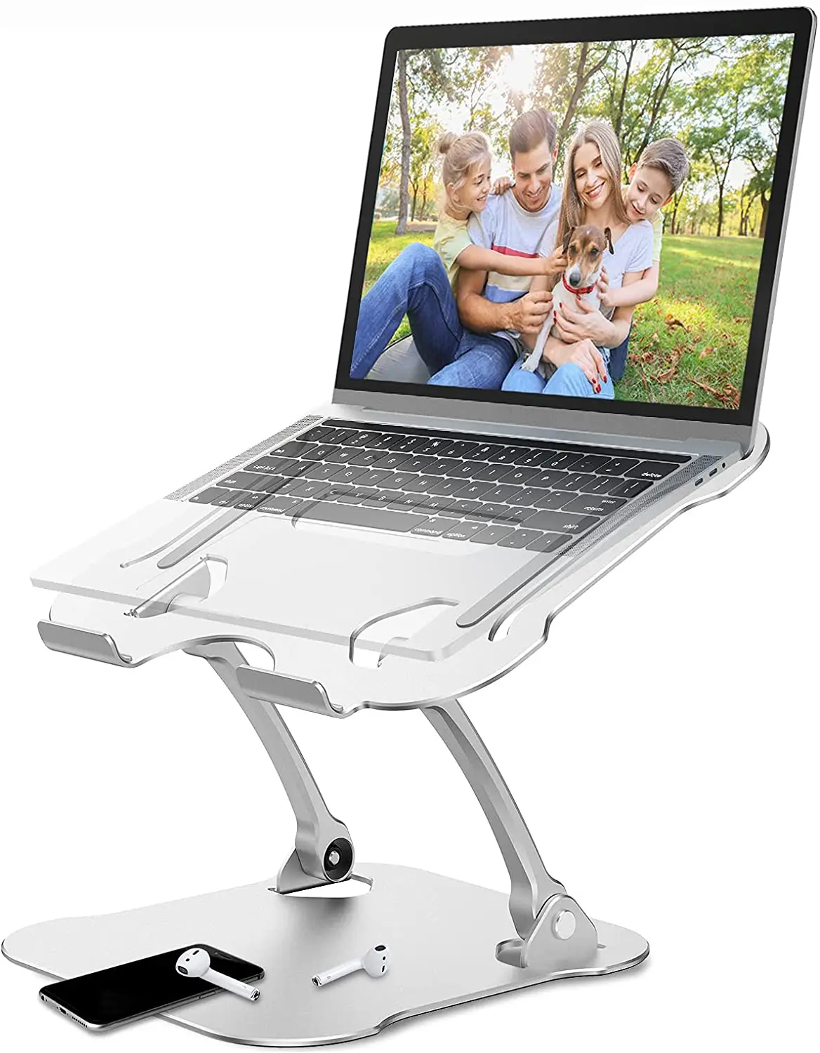 Adjustable Laptop Stand, FRIEET Portable Laptop Riser with Heat Vent, Ergonomic Computer Stand Work from Home, Compatible with
Adjustable Laptop Stand, FRIEET Portable Laptop Riser with Heat Vent, Ergonomic Computer Stand Work from Home, Compatible with