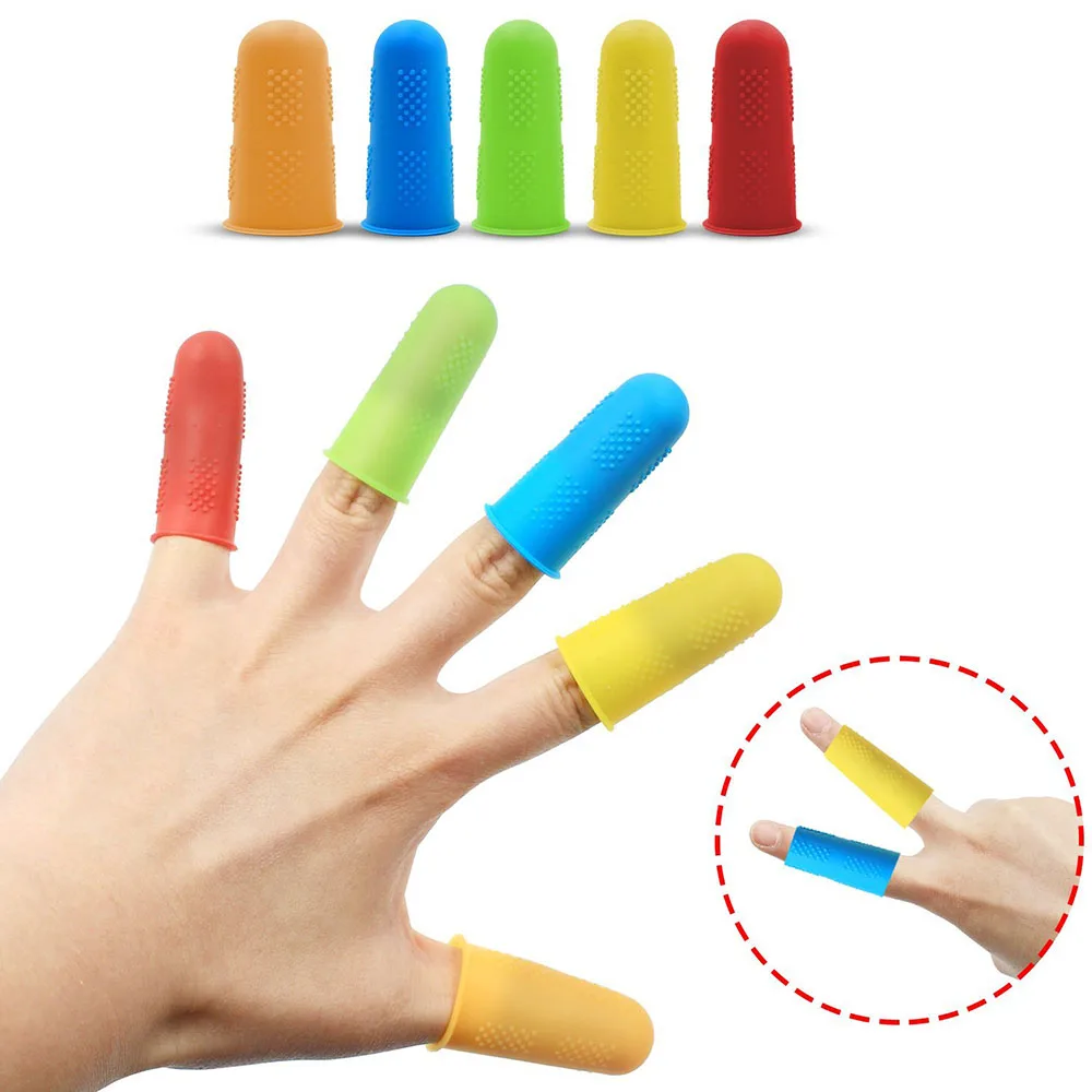 5pcs Silicone finger protector Set Random Color Food Processing high temperature resistance Anti Ironing Granule Gun Finger Caps
5pcs Silicone finger protector Set Random Color Food Processing high temperature resistance Anti Ironing Granule Gun Finger Caps