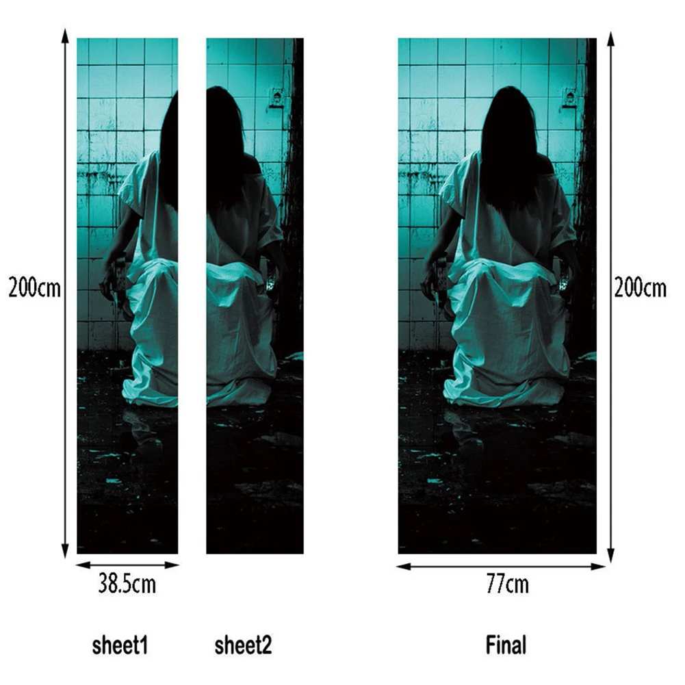 1pcs Halloween Decorations Ghost House Decorations Window Cover Stickers Zombie Halloween Decorations Horror Wall stickers
1pcs Halloween Decorations Ghost House Decorations Window Cover Stickers Zombie Halloween Decorations Horror Wall stickers