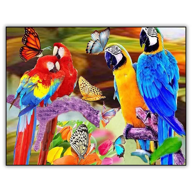 5d DIY Diamond Painting Full Drill Square / Round Colorful Parrot Crystal Mosaic Diamond Paintings Art Embroidery Cross Stitch
5d DIY Diamond Painting Full Drill Square / Round Colorful Parrot Crystal Mosaic Diamond Paintings Art Embroidery Cross Stitch