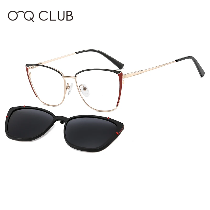 O-Q CLUB Cat Eye Women Sunglasses Myopia Prescription Glasses Frames 2 In 1 Magnetic Clip On Polarized Eyeglasses B23110
O-Q CLUB Cat Eye Women Sunglasses Myopia Prescription Glasses Frames 2 In 1 Magnetic Clip On Polarized Eyeglasses B23110