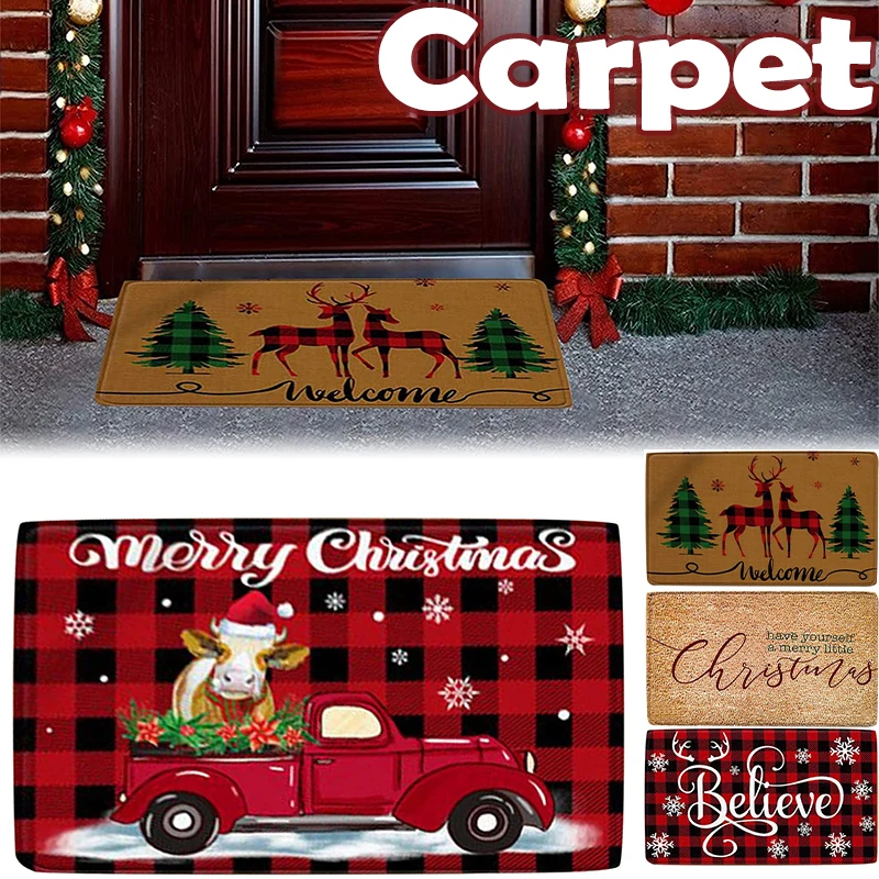 Christmas Printed Doormat Multipurpose Absorbent Non Slip Blanket Front Door Decoration for Kitchen Bedroom Bathroom
Christmas Printed Doormat Multipurpose Absorbent Non Slip Blanket Front Door Decoration for Kitchen Bedroom Bathroom