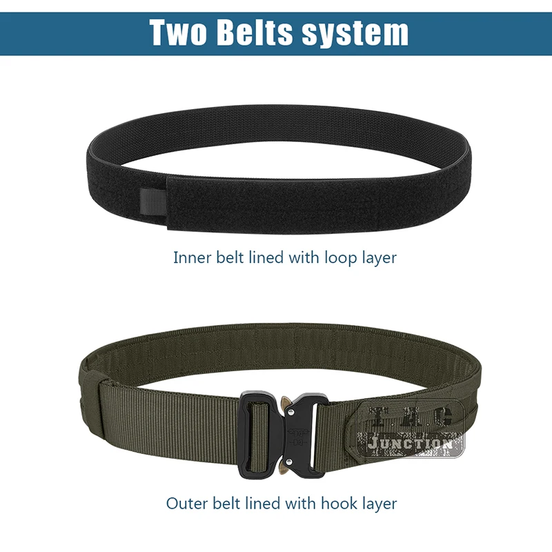 Tactical 2 IN 1 MOLLE Belt 1.75& 1.5 Outer & Inner Belt For Hunting Shooting Quick Release MOLLE Rigger Duty Belt RG
Tactical 2 IN 1 MOLLE Belt 1.75& 1.5 Outer & Inner Belt For Hunting Shooting Quick Release MOLLE Rigger Duty Belt RG