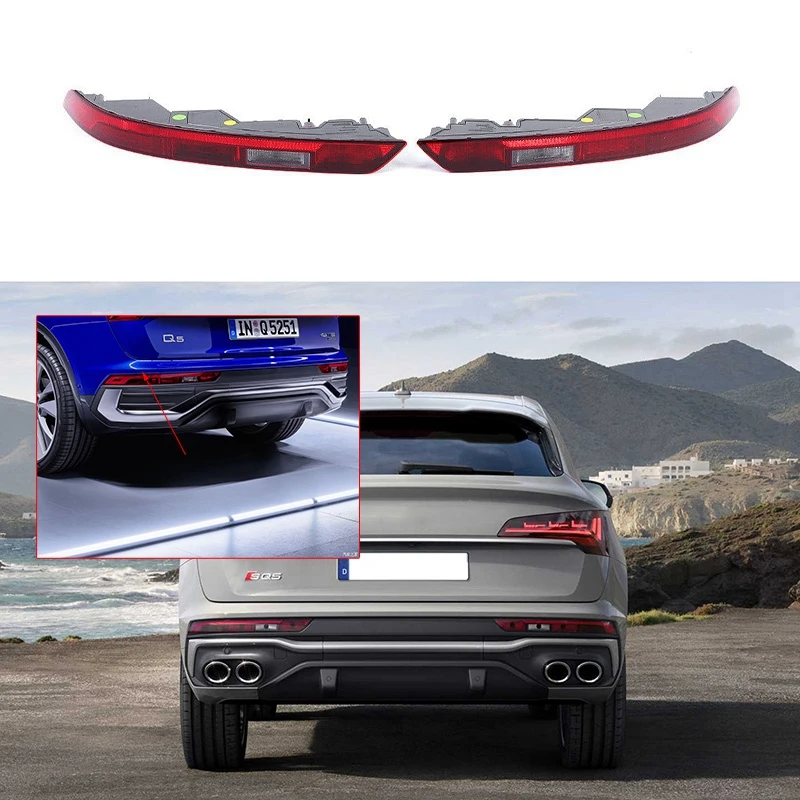 1 Pair Rear Lower Bumper Red Reverse Tail Light Fog Lamp for Q5 SQ5 2018-2021 80A945070A 80A945069A
1 Pair Rear Lower Bumper Red Reverse Tail Light Fog Lamp for Q5 SQ5 2018-2021 80A945070A 80A945069A