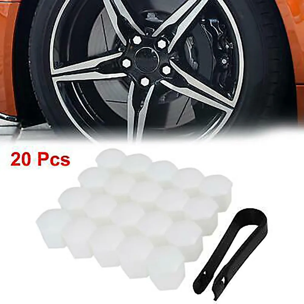 20pcs White Wheel Lug Cover Hub Screw Rim Bolt Cover Car Dust Cap With Black Clip For 19mm Car Wheel Bolt Or Nut
20pcs White Wheel Lug Cover Hub Screw Rim Bolt Cover Car Dust Cap With Black Clip For 19mm Car Wheel Bolt Or Nut