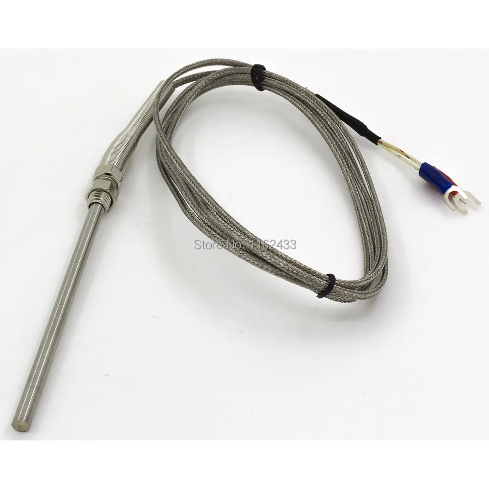 

FTARP07 K type 2m cable 100mm probe head thermocouple temperature sensor M8 thread CA-187