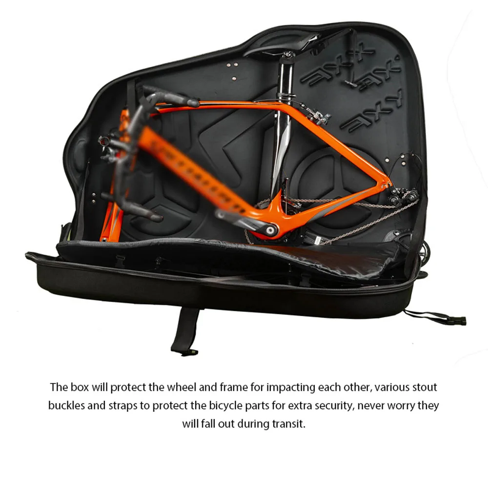 26-27inch Road Bike MTB Loading Box EVA Hard Box 700C Mountain Bicycle Waterproof Freight Packing Box Bike Travel Protect Box
26-27inch Road Bike MTB Loading Box EVA Hard Box 700C Mountain Bicycle Waterproof Freight Packing Box Bike Travel Protect Box