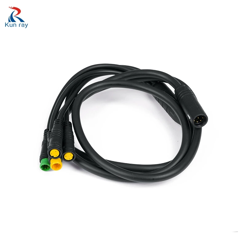Electric bike Waterproof 1 to 4 main cable Julet type connector Accessories Throttle Brake Display Controller Cable integrated
Electric bike Waterproof 1 to 4 main cable Julet type connector Accessories Throttle Brake Display Controller Cable integrated