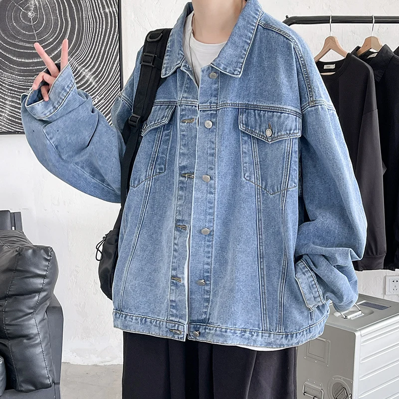 New 2022 Cotton Denim Jacket Black Men Jeans Jacket Coats Casual Windbreaker Pockets Overalls Bomber Streetwear Man Clothing
New 2022 Cotton Denim Jacket Black Men Jeans Jacket Coats Casual Windbreaker Pockets Overalls Bomber Streetwear Man Clothing