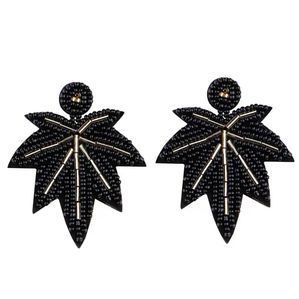 2020 Fashion Bohemian Long Earrings Unique Glass Beads Leaf Big Earrings For Women Jewelry Gift oorbellen pendientes mujer moda
2020 Fashion Bohemian Long Earrings Unique Glass Beads Leaf Big Earrings For Women Jewelry Gift oorbellen pendientes mujer moda