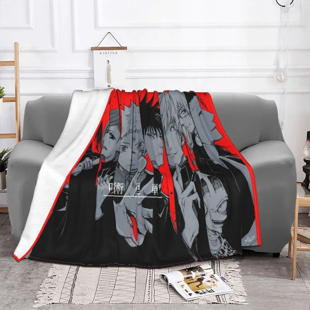 Jujutsu Kaisen Blanket Velvet Print Cartoon Portable Ultra-Soft Throw Blanket for Bed Office Plush Thin Quilt
Jujutsu Kaisen Blanket Velvet Print Cartoon Portable Ultra-Soft Throw Blanket for Bed Office Plush Thin Quilt