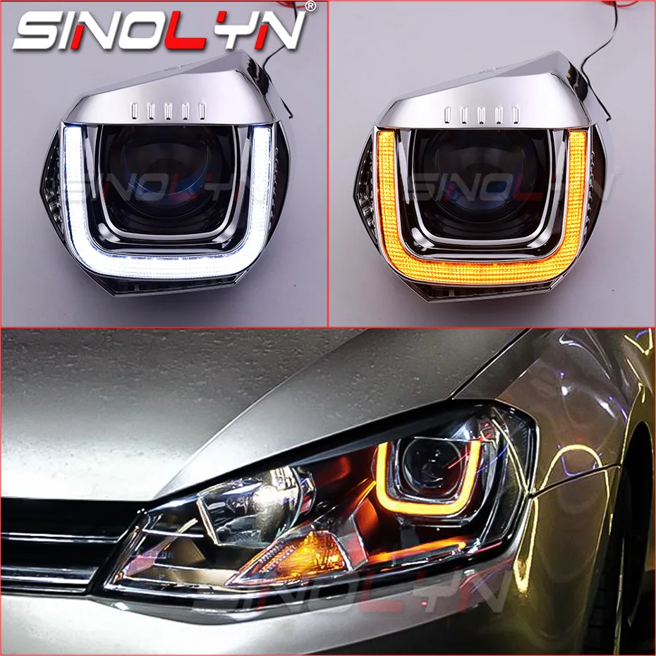 Комплекты для дооснащения Sinolyn VW Golf 7 2013 Оригинал модернизация фар ДХО