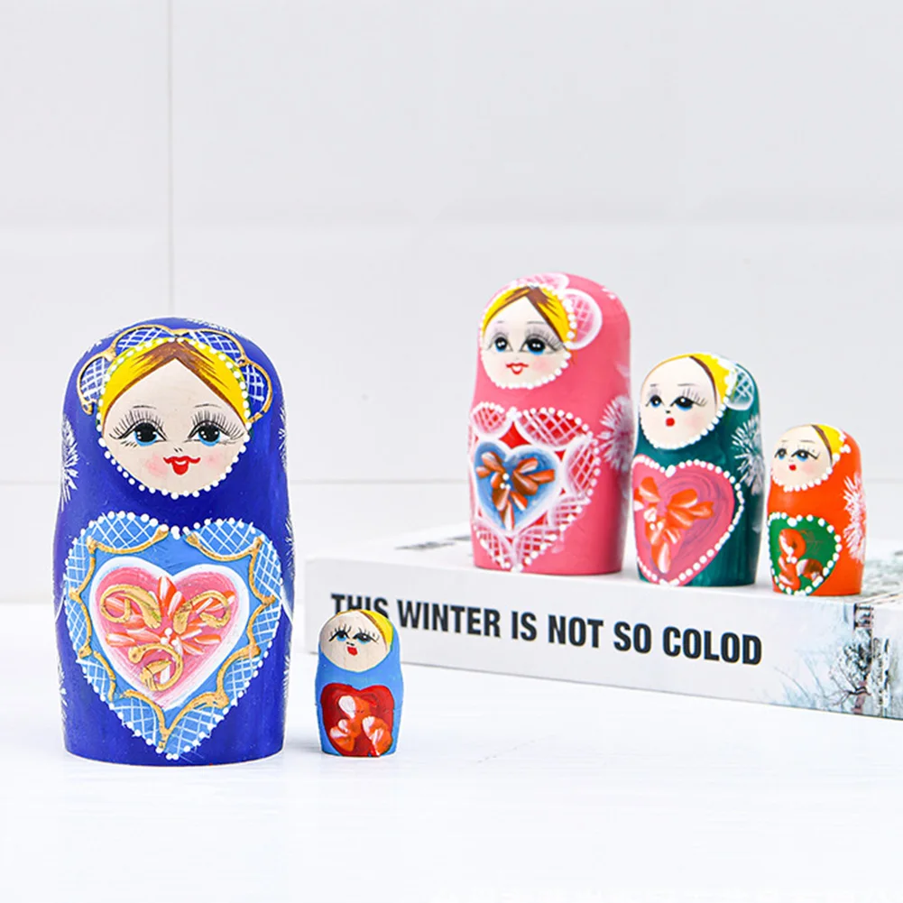 Wooden Matryoshka Dolls Toys Girls Russian Nesting Dolls Kids Handmade Wood Matryoshka Doll Toy Crafts Children Birthday Gifts
Wooden Matryoshka Dolls Toys Girls Russian Nesting Dolls Kids Handmade Wood Matryoshka Doll Toy Crafts Children Birthday Gifts