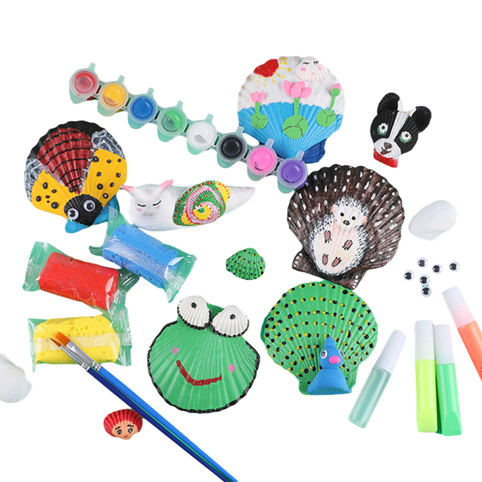 Children 3D DIY Handmade Shell Painting Toy Kit DIY Graffiti Hand-painted Educational Toys Hand-Painted Scratch Painting Toys
Children 3D DIY Handmade Shell Painting Toy Kit DIY Graffiti Hand-painted Educational Toys Hand-Painted Scratch Painting Toys