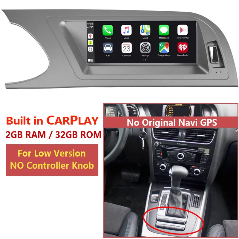 CarPlay,A4 Android GPS Multimedia,For Audi A4 2009-2012,A4L,A5,1080P DVR Support,MMI Support
CarPlay,A4 Android GPS Multimedia,For Audi A4 2009-2012,A4L,A5,1080P DVR Support,MMI Support