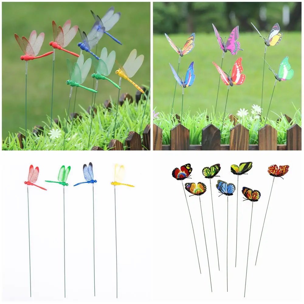 5/10PCS 3D Handicraft Lawn Ornament Garden Decor Thin Stick Artificial Dragonfly Simulation Butterfly With Stem
5/10PCS 3D Handicraft Lawn Ornament Garden Decor Thin Stick Artificial Dragonfly Simulation Butterfly With Stem